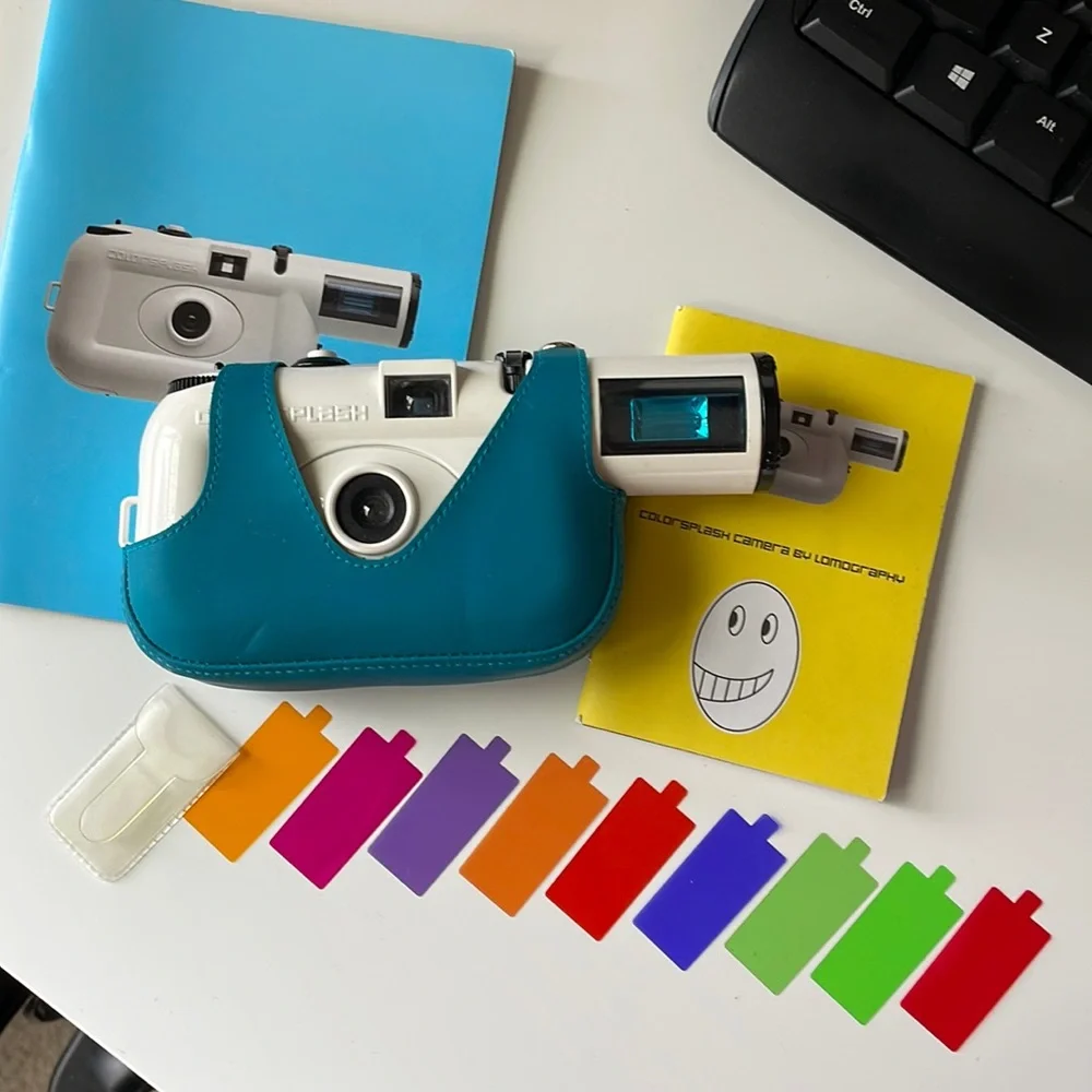 Genuine Lomography Colorsplash Camera 35mm w/accessories
